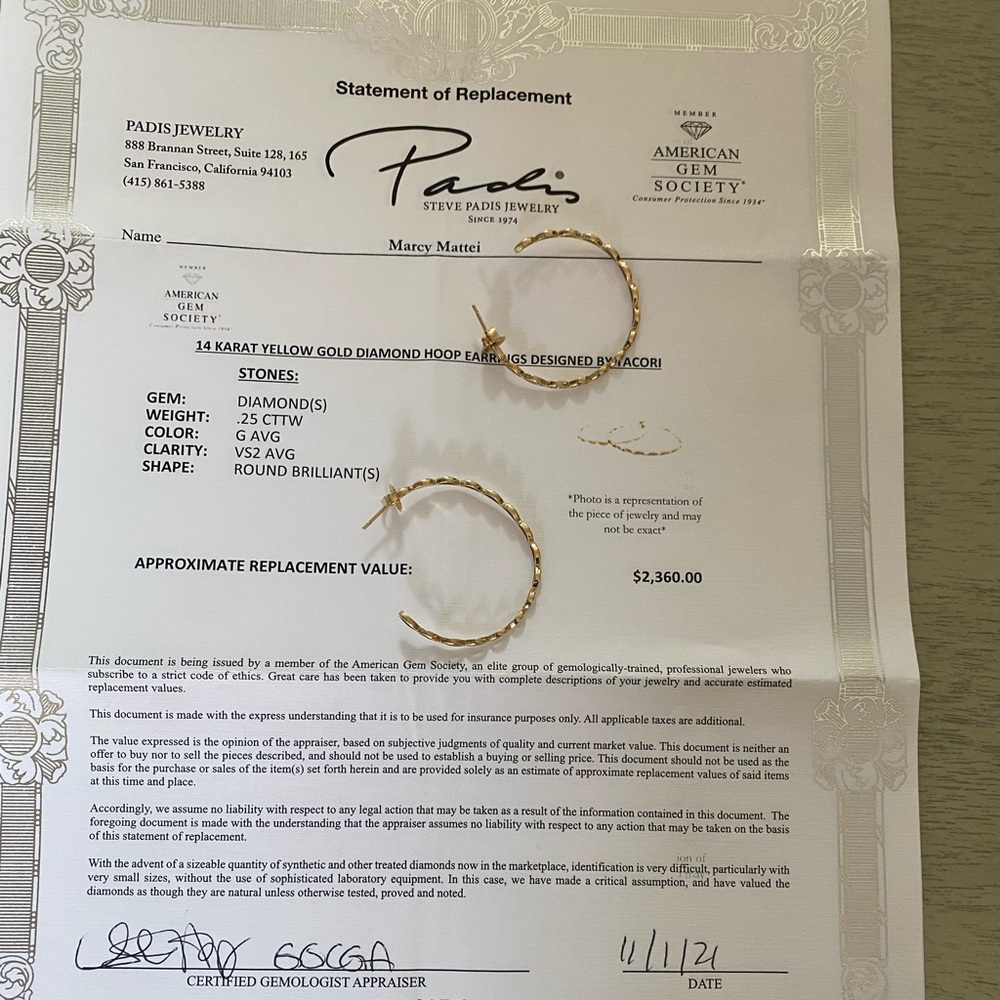 TACORI Diamond Hoop Earrings